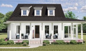 Render of front of Allen model home
