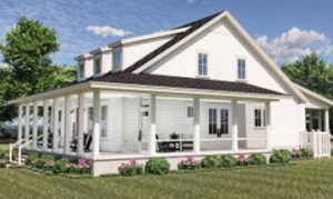 Render of left side of Allen model home