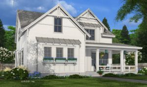 Render of front of Mayport model home
